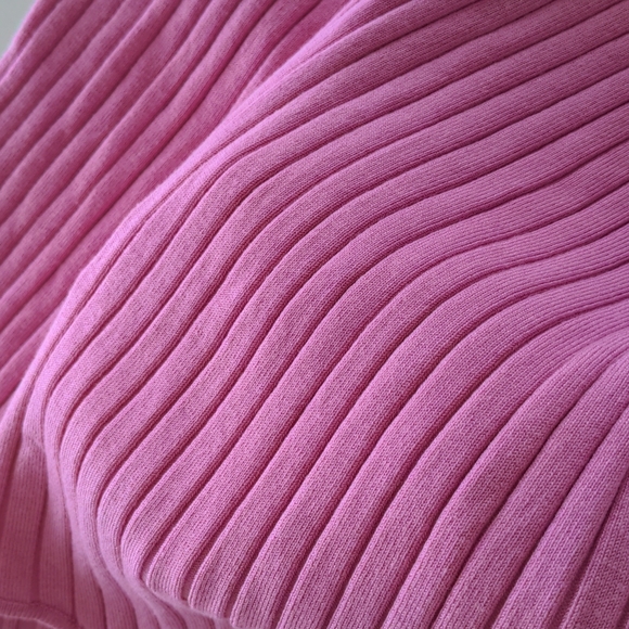 525America wide ribbed tank,hot pink ,NWT, Large - Picture 5 of 5